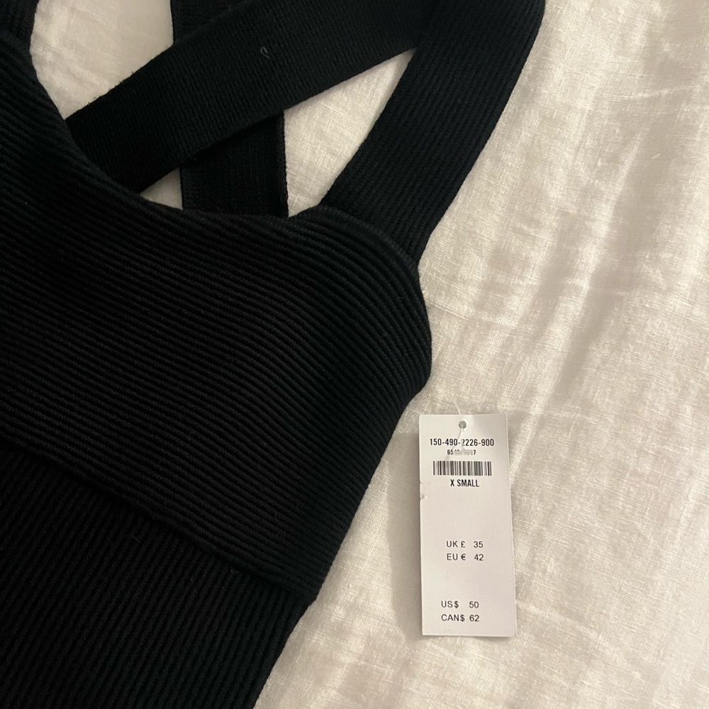 Abercrombie & Fitch Black Ribbed Square-Neck Tank Top - Picture 7 of 10
